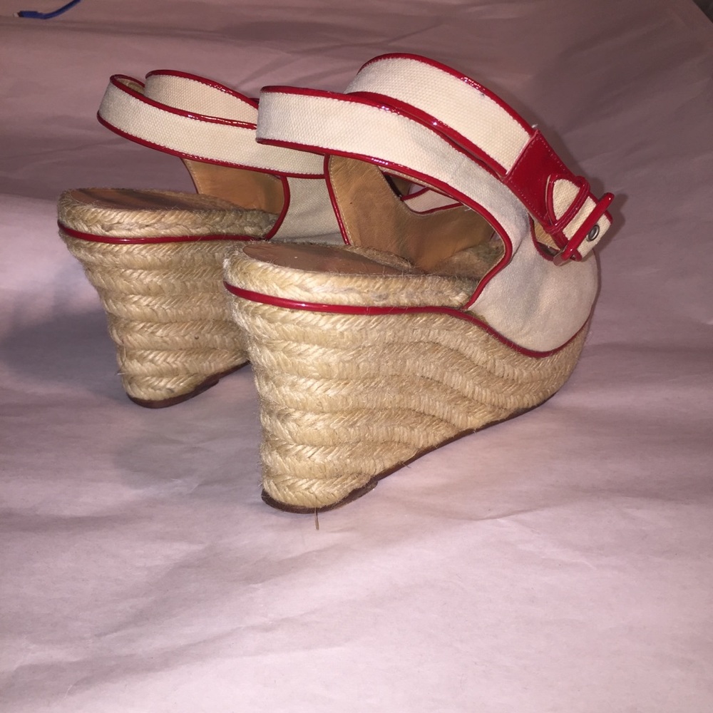 authentic HERMÈS platform wedge ESPADRILLE size 41 - Picture 4 of 8